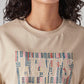 Women's Embroidered Relaxed Fit T-Shirt - 20 View