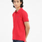Men's Red Polo Collar T-Shirt - 3bac0d48-7788-4f23-9411-6ad1984069cf View