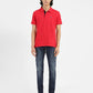 Men's Red Polo Collar T-Shirt - be2d3895-fa36-4f4d-aa0a-406a4a697199 View