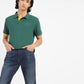 Men's Green Polo Collar T-Shirt - 37a8acb9-2949-401c-95de-9a075f2637e6 View