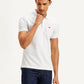 Men's Solid Slim Fit Polo T-shirt - Side View