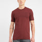 Men's Solid Crew Neck T-shirt Maroon - 1bf57602-0069-4cd6-9d5a-645e1f3bddf5 View