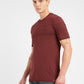 Men's Solid Crew Neck T-shirt Maroon - 706459b7-1a3d-4692-a0bf-bbe6bb02e138 View