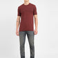 Men's Solid Crew Neck T-shirt Maroon - d1fbbfc5-775e-43f2-be44-4cc053068ab1 View