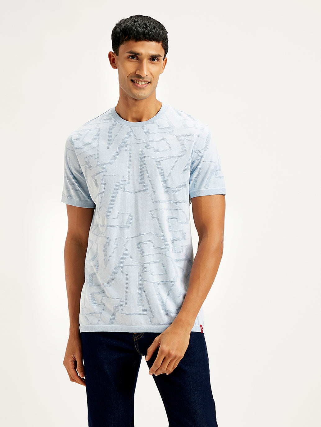 Men's Typographic Print Regular Fit T-Shirt - b447481f-bcb6-4fa6-a14b-30e406b28d7e View
