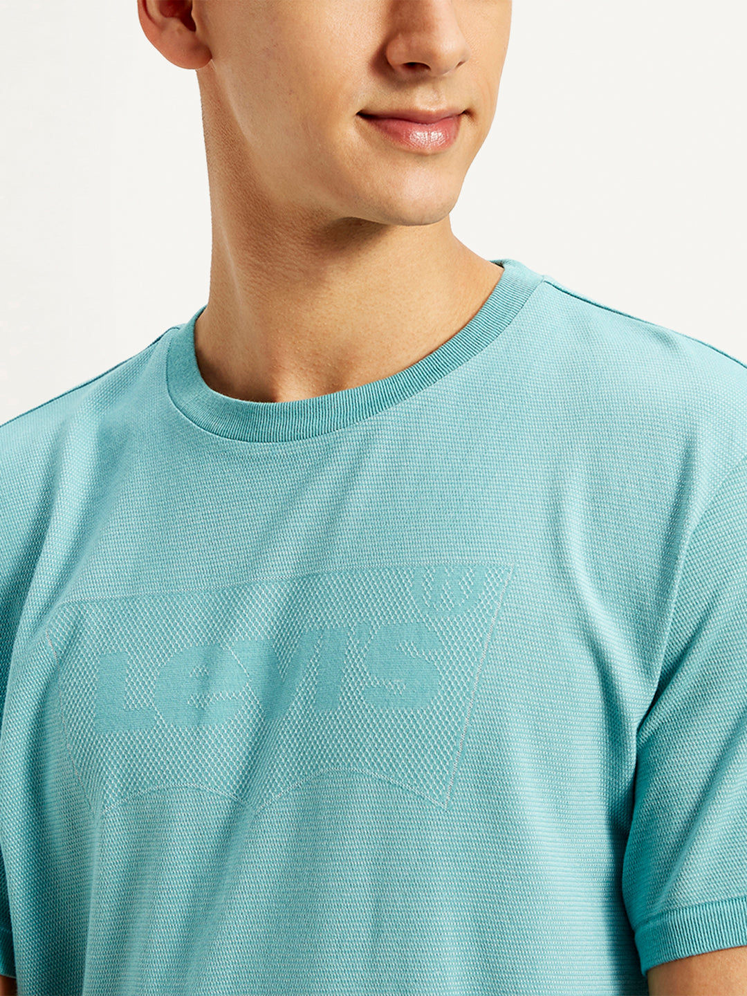 Men's Brand Logo Slim Fit T-Shirt - Detail View