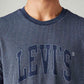 Men's Logo Printed Slim Fit Textured T-Shirt - Detail View