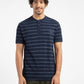 Men's Striped Henley Neck T-shirt - 8c5eb630-0520-41f7-8151-2a0327afbd2a View