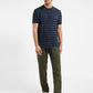 Men's Striped Henley Neck T-shirt - be70f49d-da8b-4750-a60e-14f400b311fa View