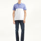 Men's Colorblock Polo T-Shirt - ModelFront View