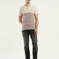 Men's Colorblock Polo T-Shirt - ModelFront View