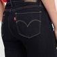 Women's 715 Navy Blue Flared Fit Mid Rise Jeans - 9f271a89-305b-4343-b1c2-793bb94a96d0 View