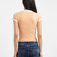 Women's Brand Logo Slim Fit T-shirt - 82c9c905-aec4-45f7-8cac-d20e5dc894ca View