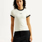 Women's Solid Slim Fit T-shirt - Styleshot View