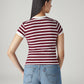 Women's Striped Slim Fit Ribbed T-Shirt - 20 View