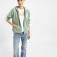 Women's Printed Green Hooded Sweatshirt - 4cded3c2-97dc-4a10-b65b-711013cbf445 View