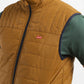 Men's Solid Brown Reversible Padded Jacket - 1bd9a3f5-2882-4c7c-ae77-74647f2cd190 View