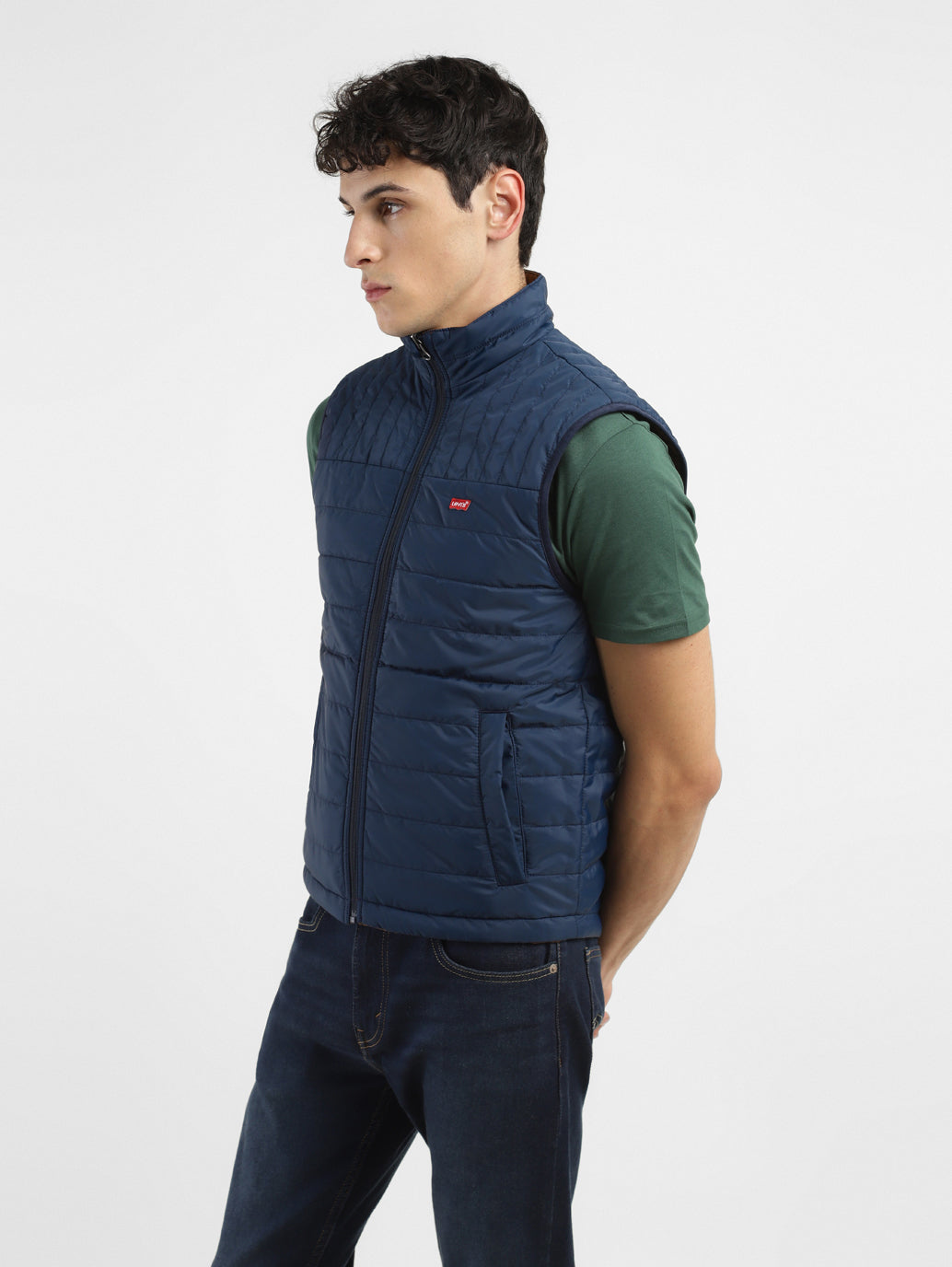 Men's Solid Brown Reversible Padded Jacket - 1b678682-1a02-43cb-926f-05477dd0f96c View