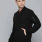 Men's Solid Band Neck Bomber Jacket - 8db22fc2-71f6-482d-8e43-d28cfc267d59 View