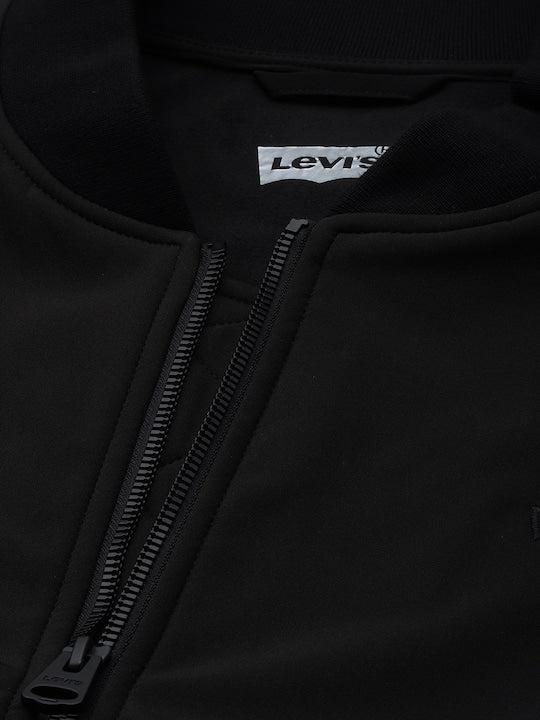 Men's Solid Band Neck Bomber Jacket - 7cd64c38-0333-44da-a9f6-8f398da29193 View