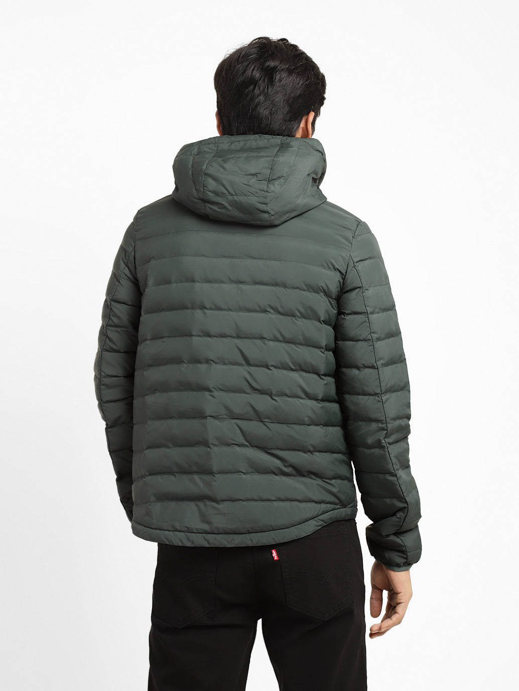 Men's Quilted Hooded Jacket - 22cfb9fe-3219-483d-9f8c-08bfdf85ede6 View