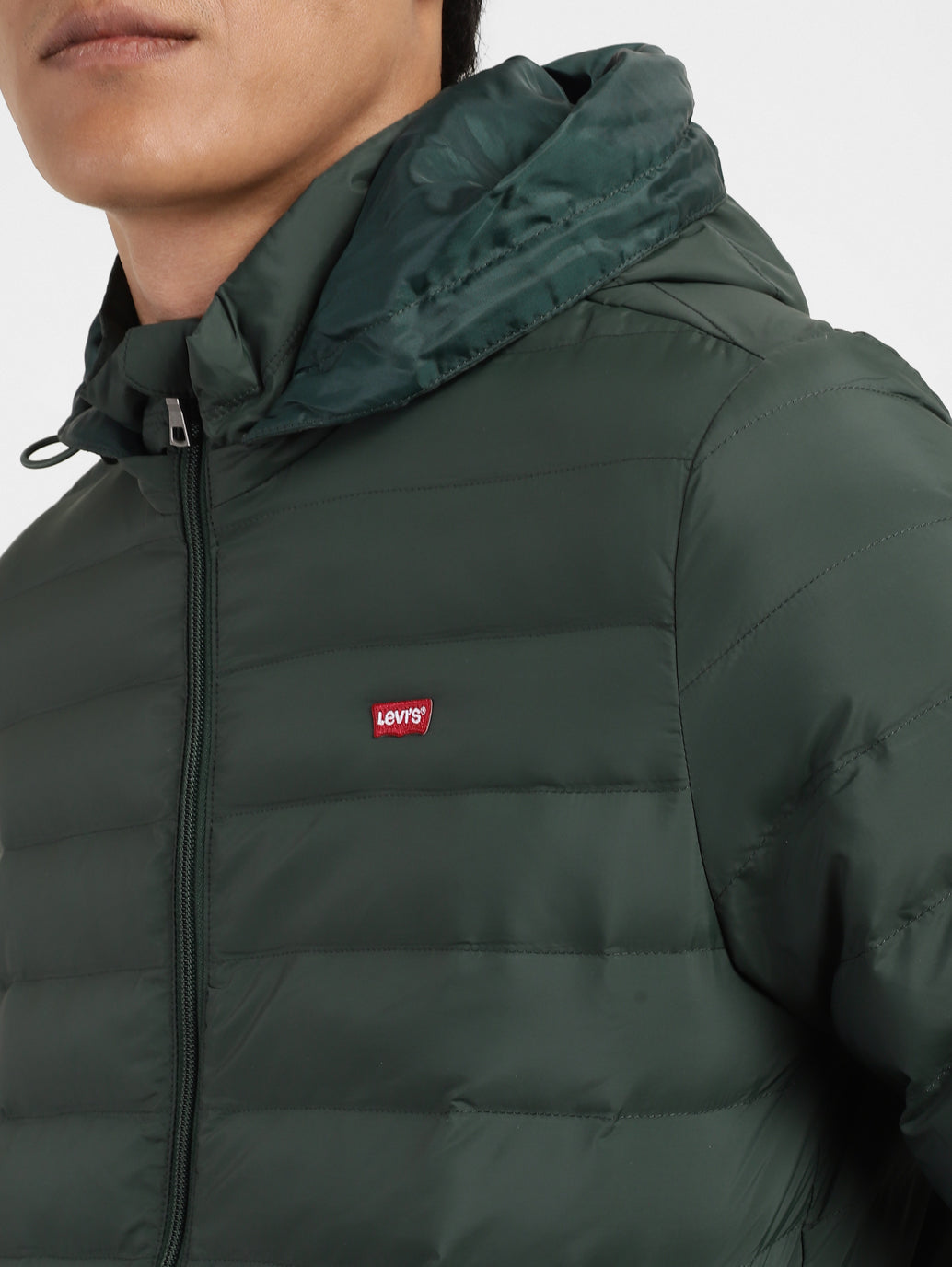 Men's Quilted Hooded Jacket - d190f3d7-d0af-48bb-be8a-caaf0804ec10 View