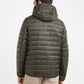 Men's Solid Green Quilted Jacket - 97680433-f056-475d-9146-66732e907e8b View