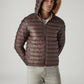 Men's Quilted Slim Fit Puffer Jacket - Front View