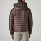 Men's Quilted Slim Fit Puffer Jacket - Back View