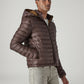 Men's Quilted Slim Fit Puffer Jacket - Side View