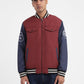 Men's Colorblock Collar Neck Bomber Jacket - d76fc27d-a154-437d-97d7-a869a8213b54 View