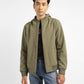 Men's Solid olive green Hooded Bomber Jacket - 0929c19e-f0af-4951-92ef-34753ddfa96d View