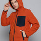 Men's Solid Hooded Jacket - 596427e2-5eae-46e0-af09-27f92998e4c7 View