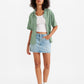 Women's High Rise Blue Regular Fit Skirt - 9512eb36-57e3-464a-9b4f-63948c23b2c7 View