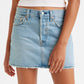 Women's High Rise Blue Regular Fit Skirt - 8c79fc50-79c2-4290-8485-984b4610b4e2 View
