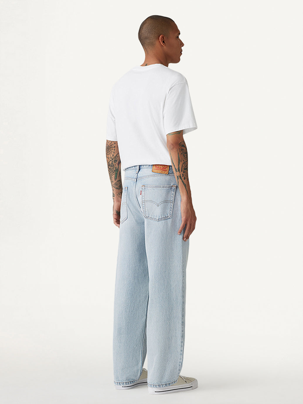 Men's 578 Indigo Loose Fit Mid Rise Jeans - Back View