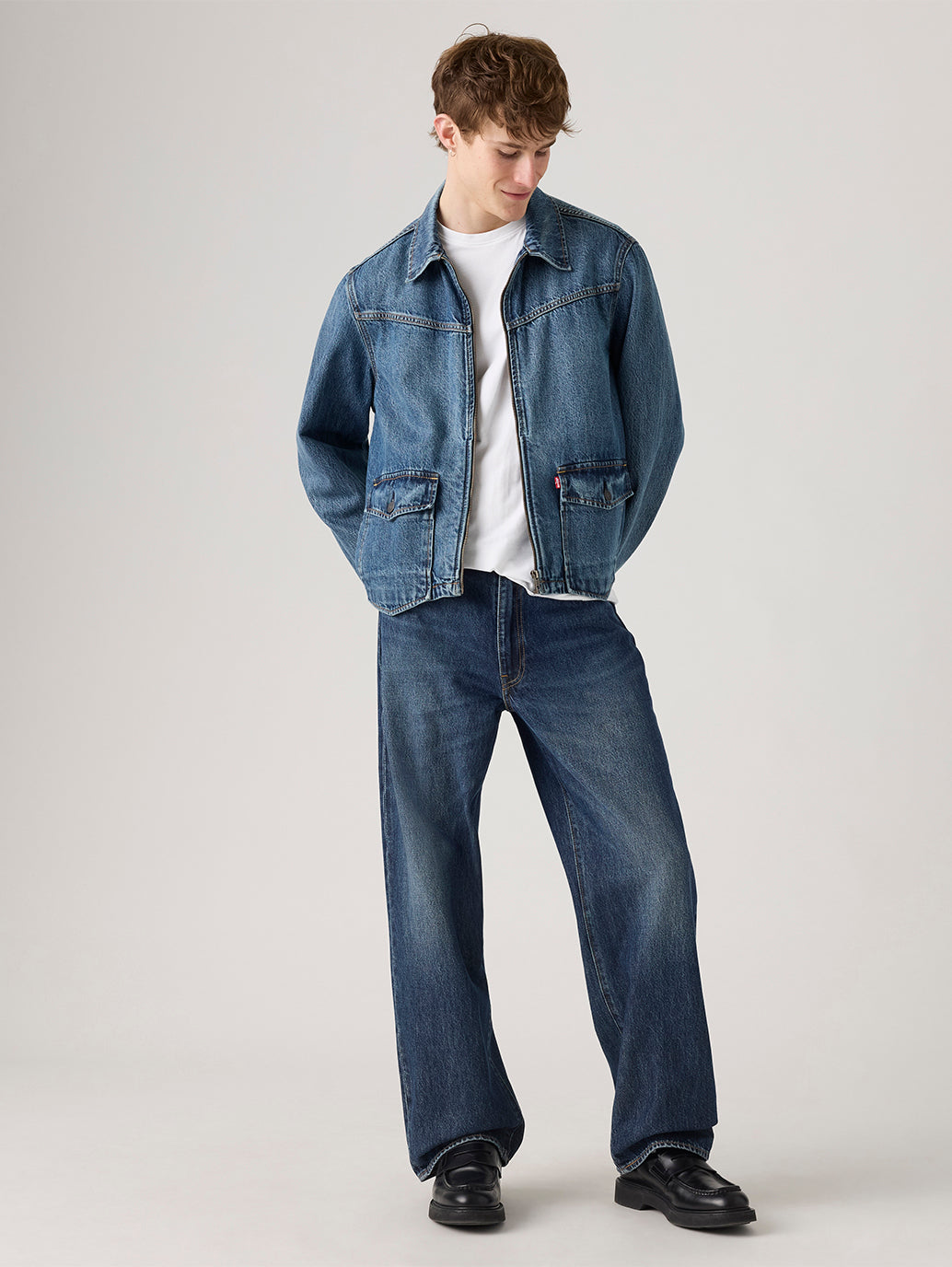 Men's 578 Dark Indigo Loose Fit Mid Rise Jeans