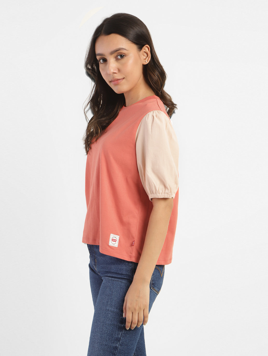 Women's Colorblock Round Neck Top - fe9b2d45-5f1f-43fe-a252-3dff7191e0e8 View