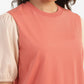 Women's Colorblock Round Neck Top - e6305c0b-937c-455a-bb75-b36fe8e59929 View