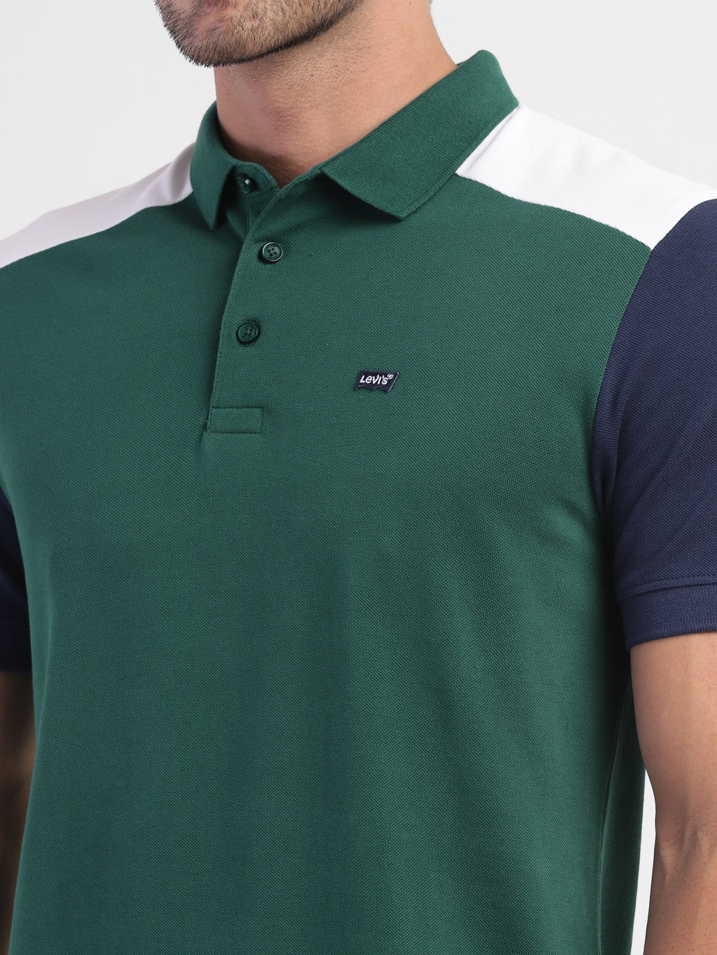 Men's Colorblock Regular Fit Polo T-shirt - d18178f5-60bb-41ee-bb53-8489b1b00df5 View