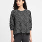 Women's Polka Dot Round Neck Top - c89ed711-7ac4-44a8-aa51-d7ab29a50c77 View