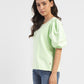 Women's Solid Round Neck Top - db596bb1-c37c-4064-8b75-17fa283218ce View