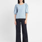 Women's Solid Round Neck Top - 48eea7be-aa22-41da-9ac1-641a24b13e5d View