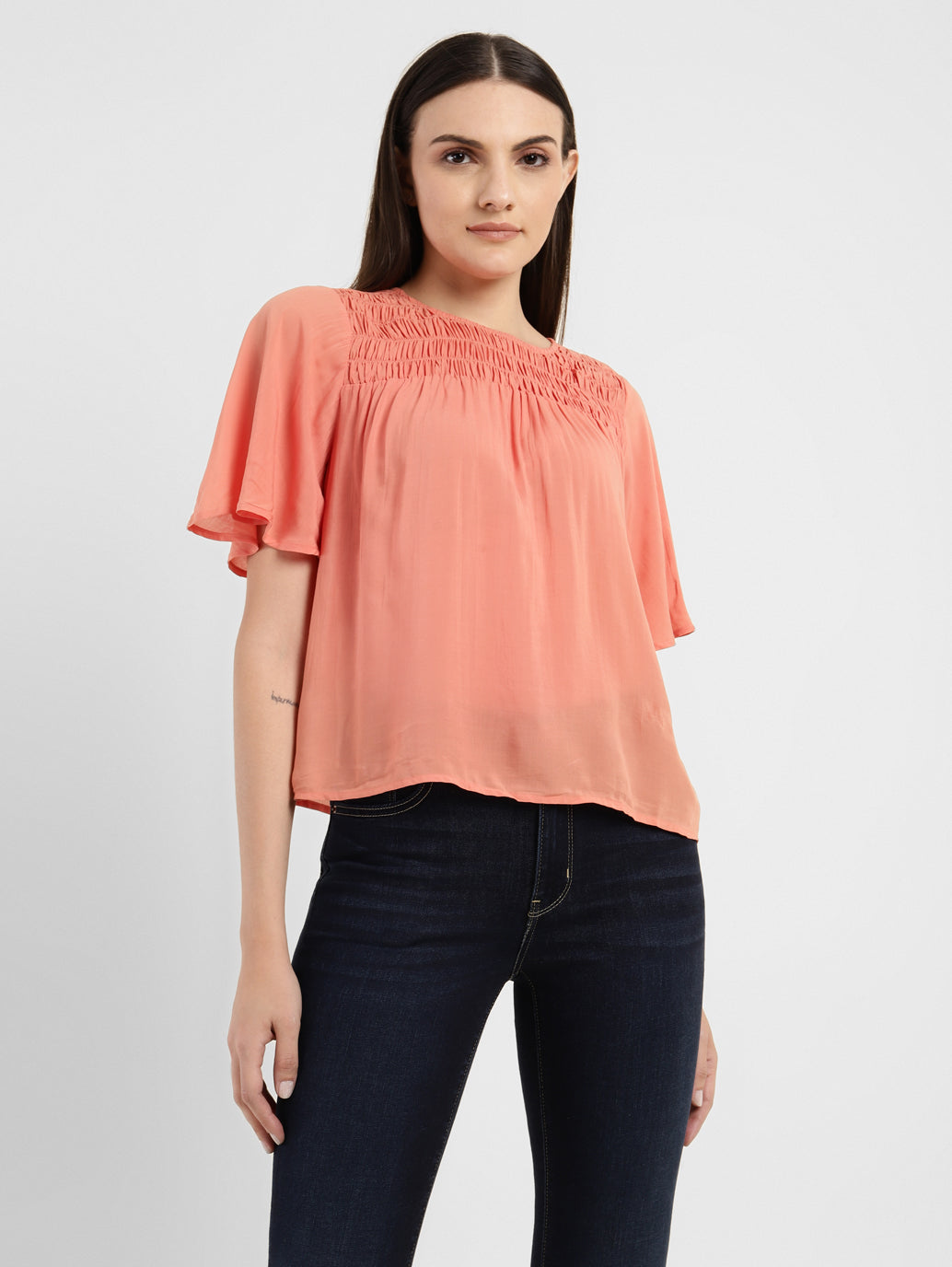 Women's Solid Round Neck Top - a316159b-caff-4fad-b7e2-7a1a89a0c5f2 View