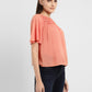 Women's Solid Round Neck Top - 47642353-3b56-4ea4-8c39-7ab50843ceed View