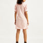 Women's Solid Light Pink Spread Collar Shirt Dress - 4de34ea1-b8b0-4730-9551-e78061c88875 View