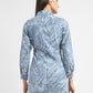 Women's Printed Spread Collar Denim Dress - a5335c14-73cc-410d-b470-dd746a0749af View