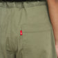 Women's High Rise Green Loose Tapered Fit Trousers - ec884d28-65d3-4bfa-acd0-5d7855e4134d View