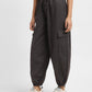 Women's High Rise Black Loose Tapered Fit Trousers - 6e91abf1-d860-4c5f-bd75-ba284cfae793 View