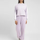 Women's High Rise Lilac Regular Fit Joggers - 1eeba925-a6c6-48c5-8c4d-9a22a8f7b337 View